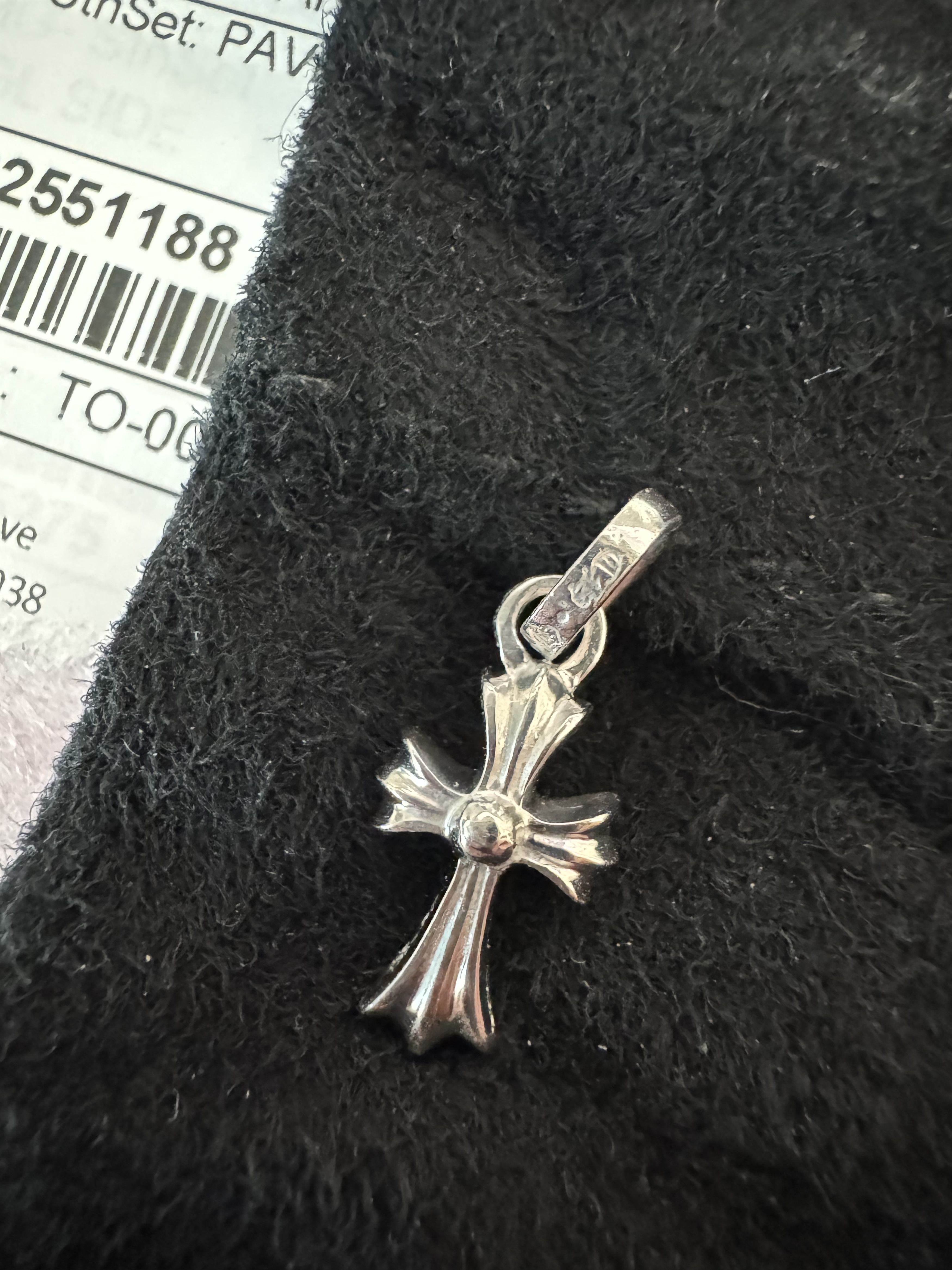 Chrome Hearts Chrome Hearts 18K White Gold Pink Babyfat Cross Pendant Size ONE SIZE - 5 Thumbnail
