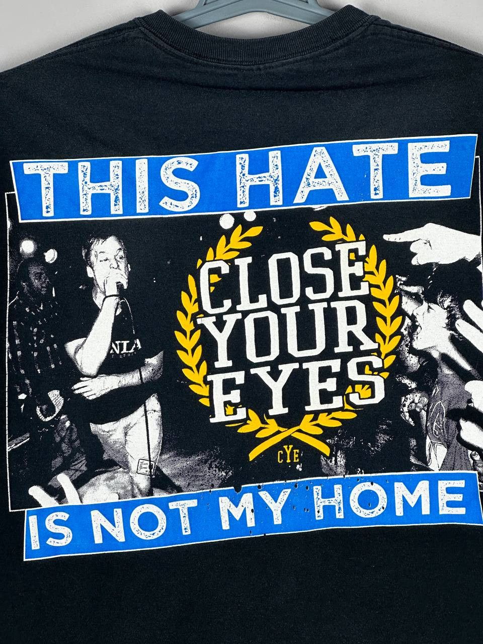Vintage Vintage Close Your Eyes Hardcore Band T Shirt Size US M / EU 48-50 / 2 - 8 Thumbnail
