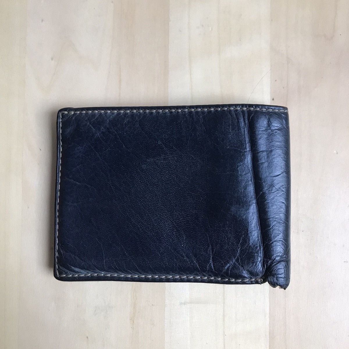 Fossil × Leather × Vintage Vintage Fossil Black Leather Wallet Bilfold Purse more slot Size ONE SIZE - 2 Thumbnail
