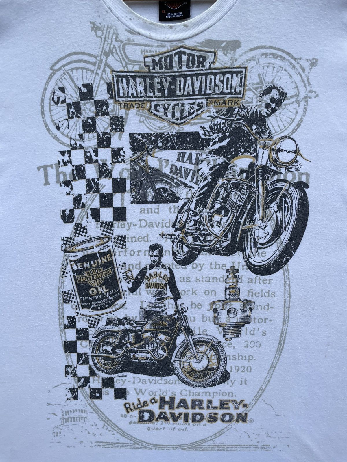 Harley Davidson RARE🔥 Vintage Harley Davidson Men's Graphic T-shirt Size US XL / EU 56 / 4 - 3 Thumbnail