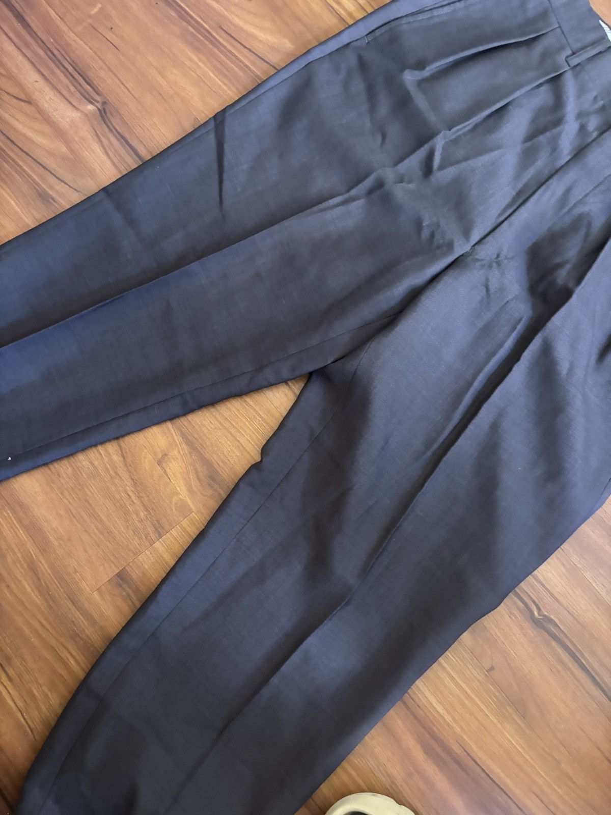 Burberry Burberrys Cross Button Full Suit Grey Size 36S - 15 Thumbnail
