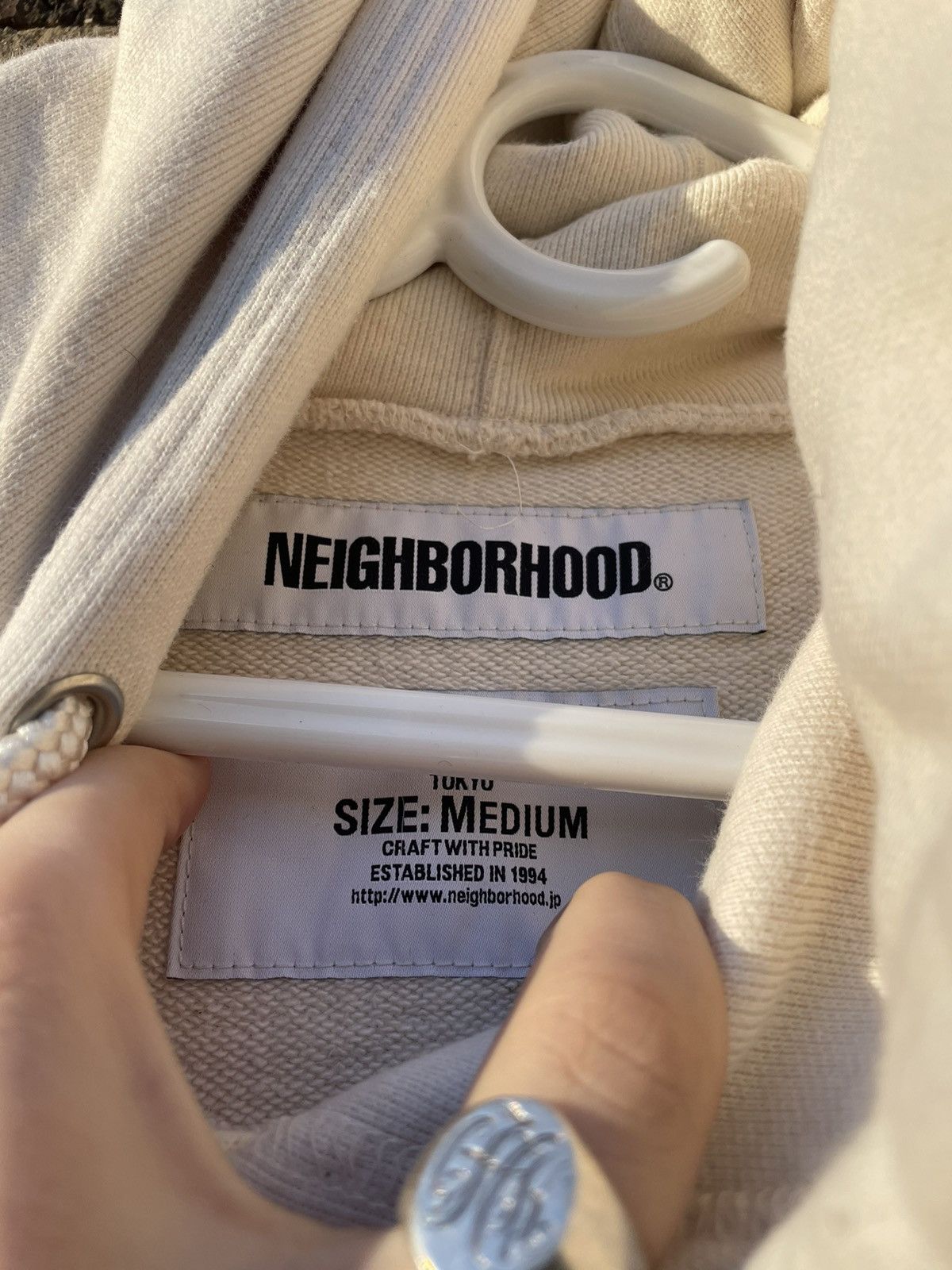 Japanese Brand × Neighborhood Neighborhood NHON Submit Hoody L White SS20 Size US L / EU 52-54 / 3 - 3 Thumbnail