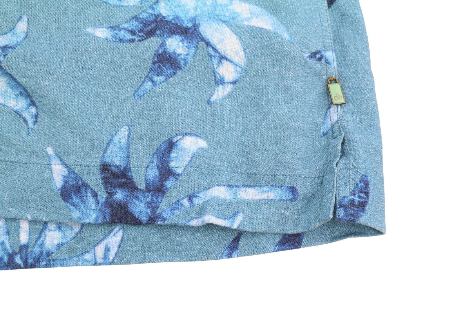 Scotch & Soda XL Blue Patterned Button-Up Shirt 88525 Size US XL / EU 56 / 4 - 5 Thumbnail
