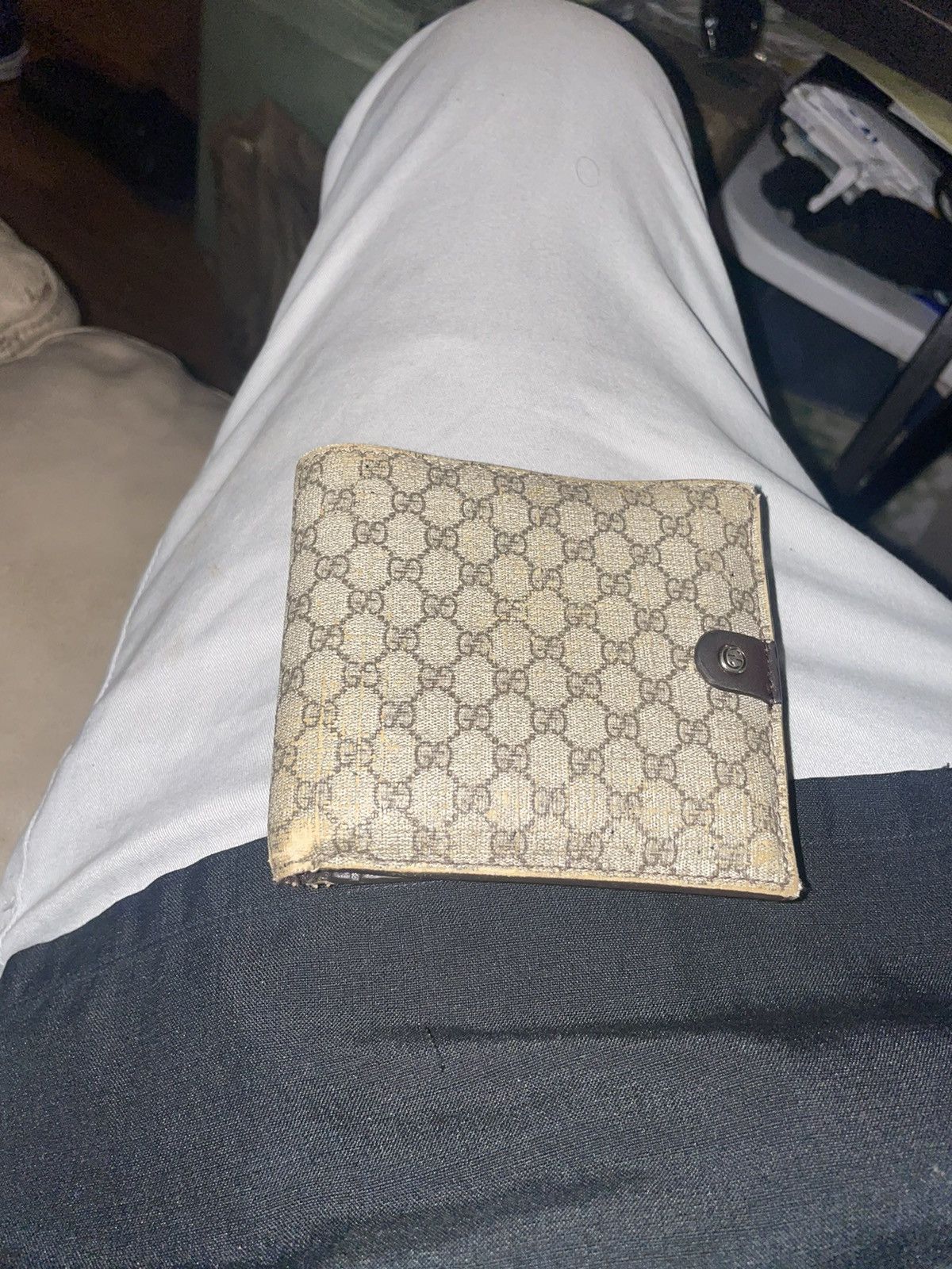 Gucci Gucci Wallet. Double G brown Canvas & Leather wallet Size ONE SIZE - 2 Thumbnail