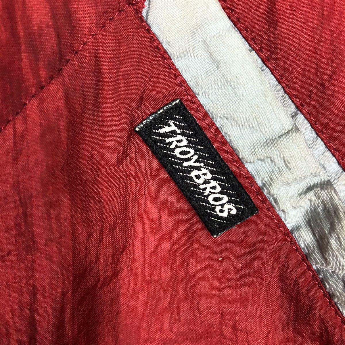 Japanese Brand 📌Vintage Varsity Bomber Jacket Troy Bros Issey Miyake Size US M / EU 48-50 / 2 - 18 Thumbnail