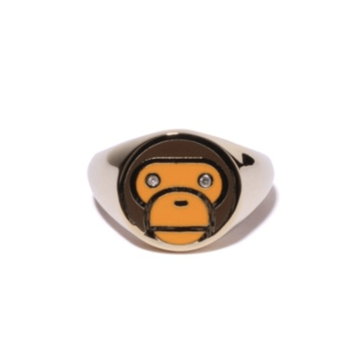 Bape Bape APE BABYILO SIGNET RING Size ONE SIZE - 1 Thumbnail