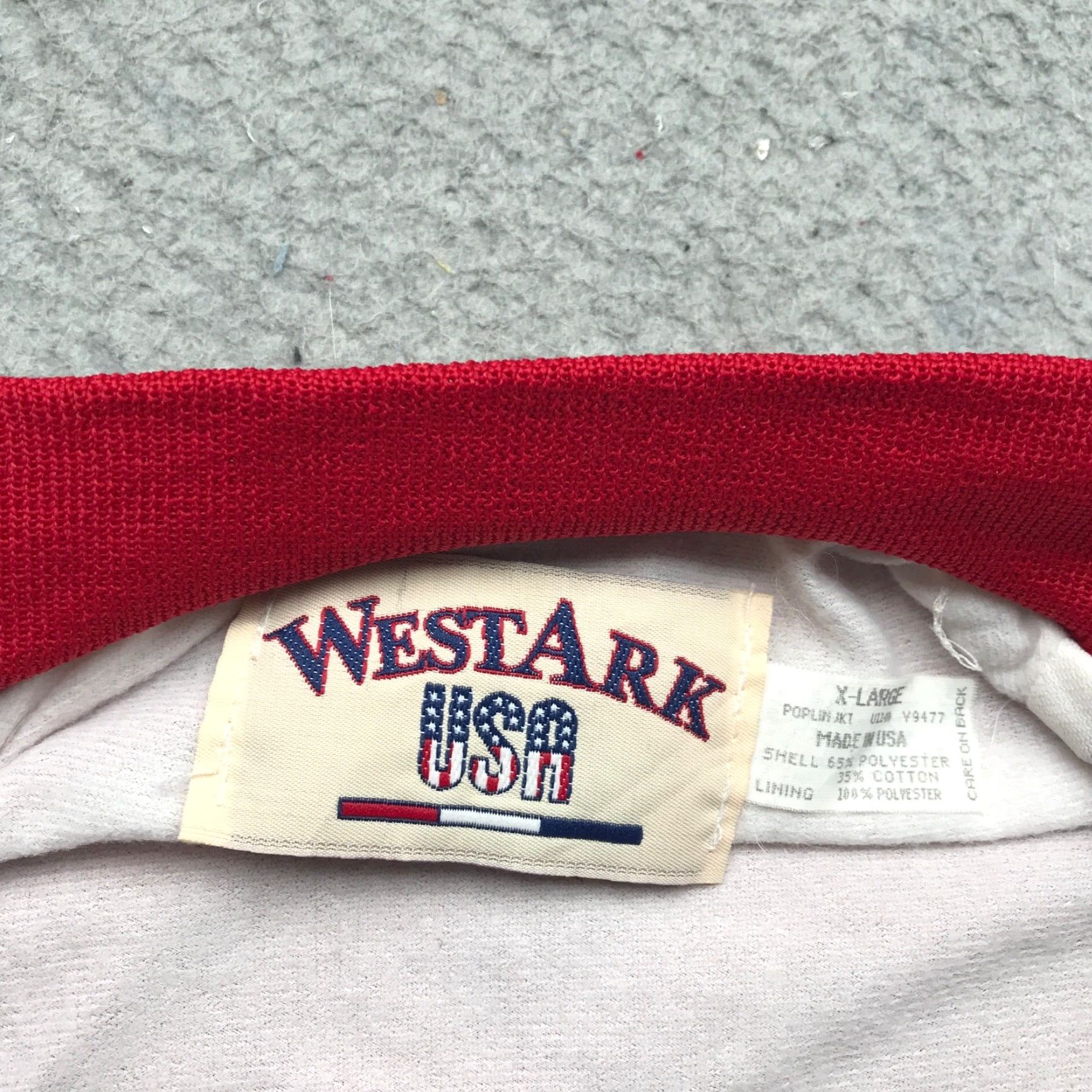 NASCAR VINTAGE Westark USA DuPont NASCAR Racing Bomber Jacket Mens XL Red Snap Size US XL / EU 56 / 4 - 4 Thumbnail