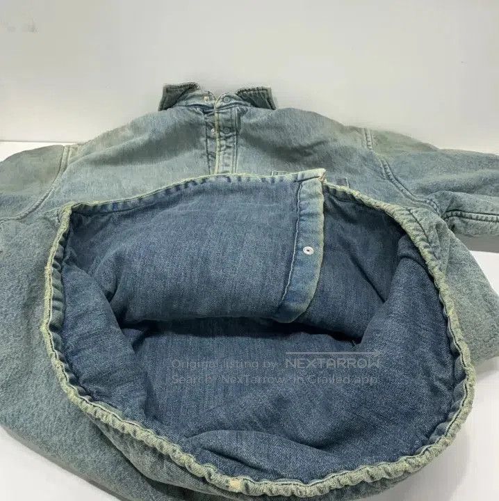 Balenciaga Balenciaga Blue Distressed Pocket Jacket. Size US S / EU 44-46 / 1 - 8 Thumbnail
