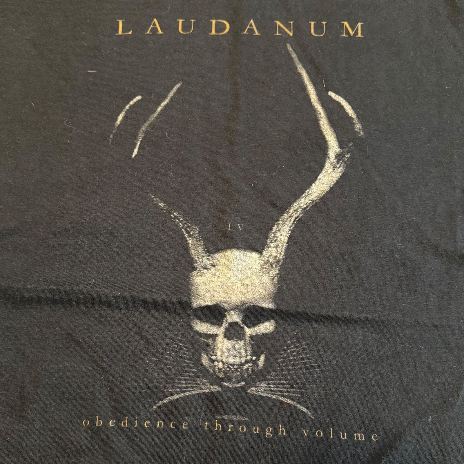 Band Tees Laudanum Band Obedience Through Volume T-Shirt Size M Size US M / EU 48-50 / 2 - 3 Thumbnail