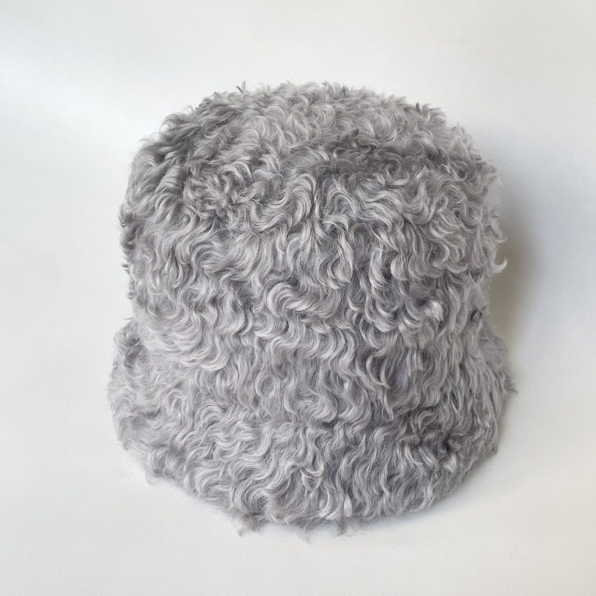 Miu Miu Late 2000s Violet Mohair Bucket Hat Size ONE SIZE - 4 Thumbnail