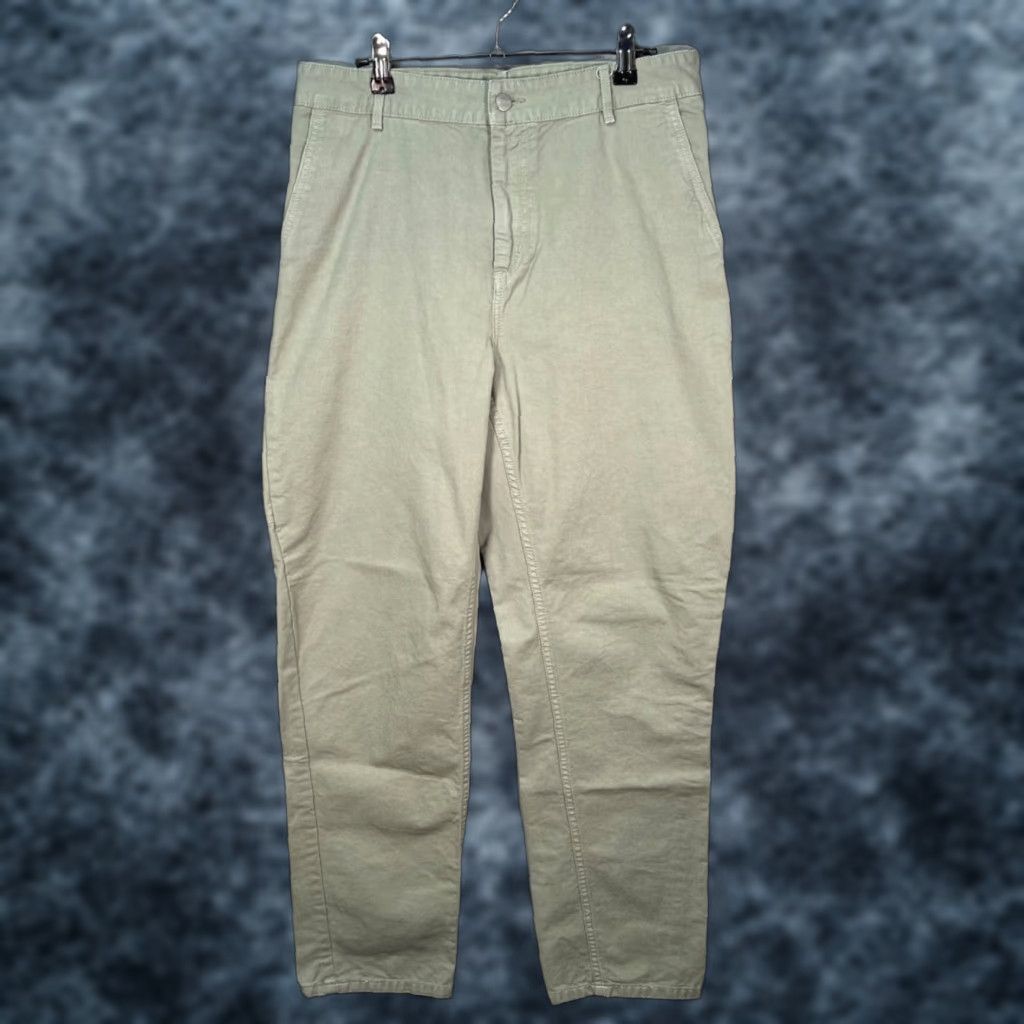 Carhartt Wip Carhartt WIP Mens Pants 30 Pierce Relaxed Straight Fit Green Cotton Workwear Size US 30 / EU 46 - 1 Thumbnail