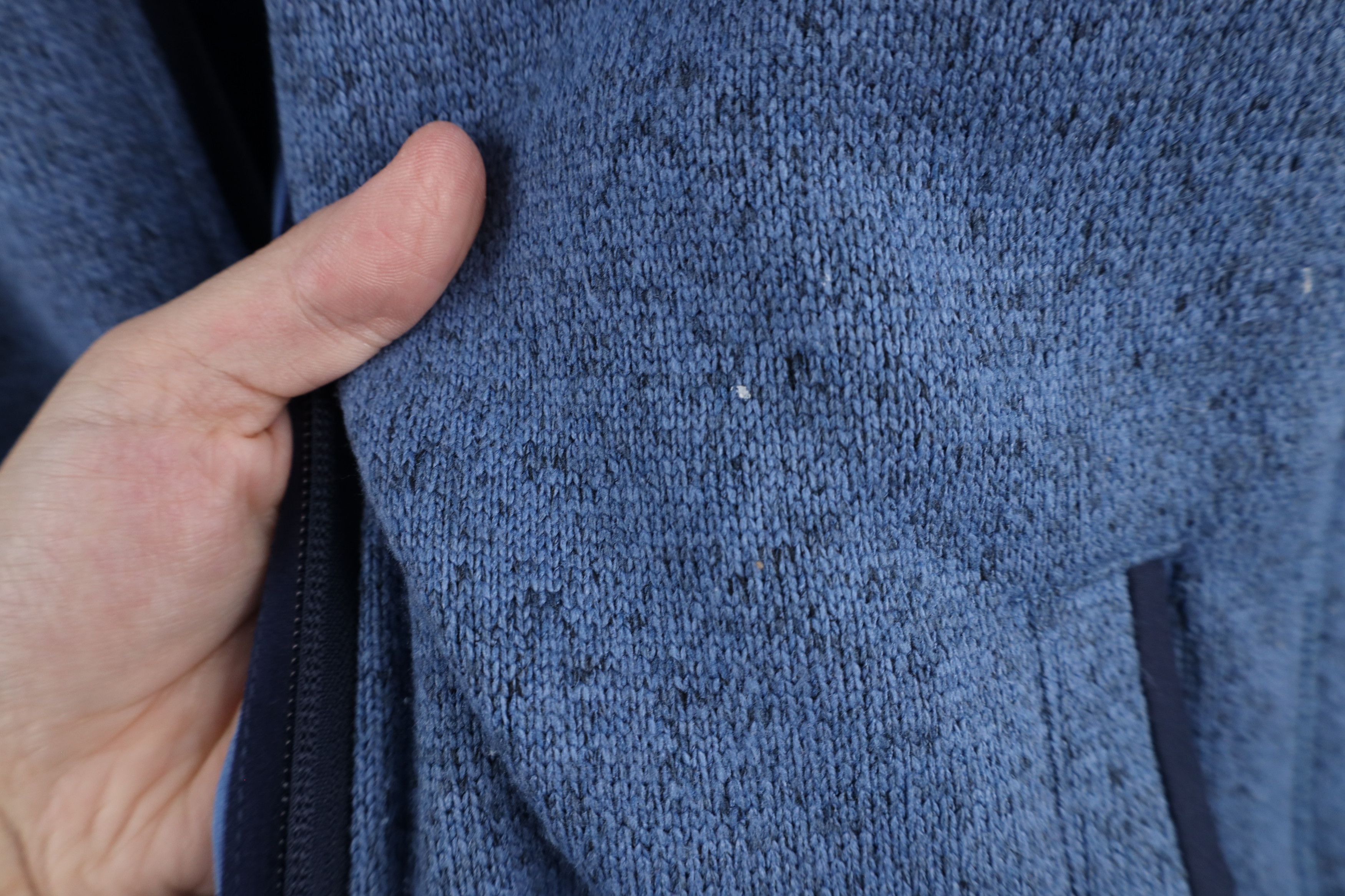 Southern Proper × Vintage Southern Proper Fleece Full Zip Vest Jacket Heather Blue Size US L / EU 52-54 / 3 - 6 Thumbnail