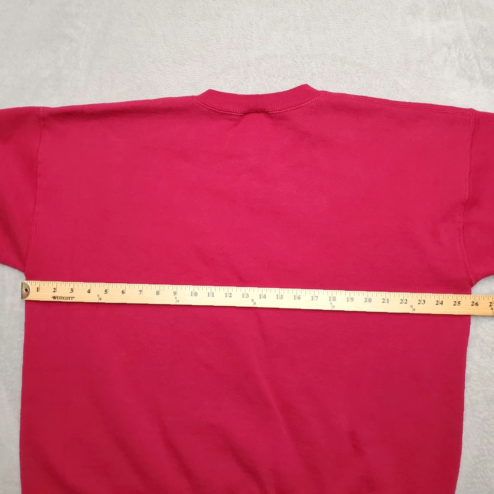 Vintage Vintage Cheetah Sweatshirt Mens XL Red Long Sleeve 50/50 USA Mervyns USA Size US XL / EU 56 / 4 - 3 Thumbnail