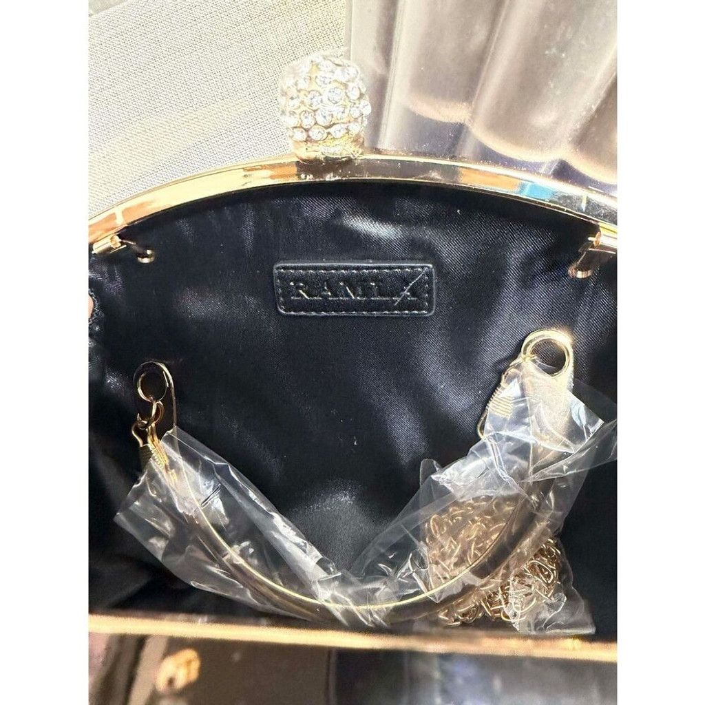 Other RAMLA Crystal Clutch Purse Jeweled Purses Rhineston Size ONE SIZE - 11 Thumbnail