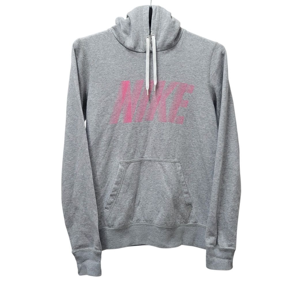 Nike Nike Women's Long-Sleeves Gray Hoodie Sweatshirt Medium Size M / US 6-8 / IT 42-44 - 1 Thumbnail