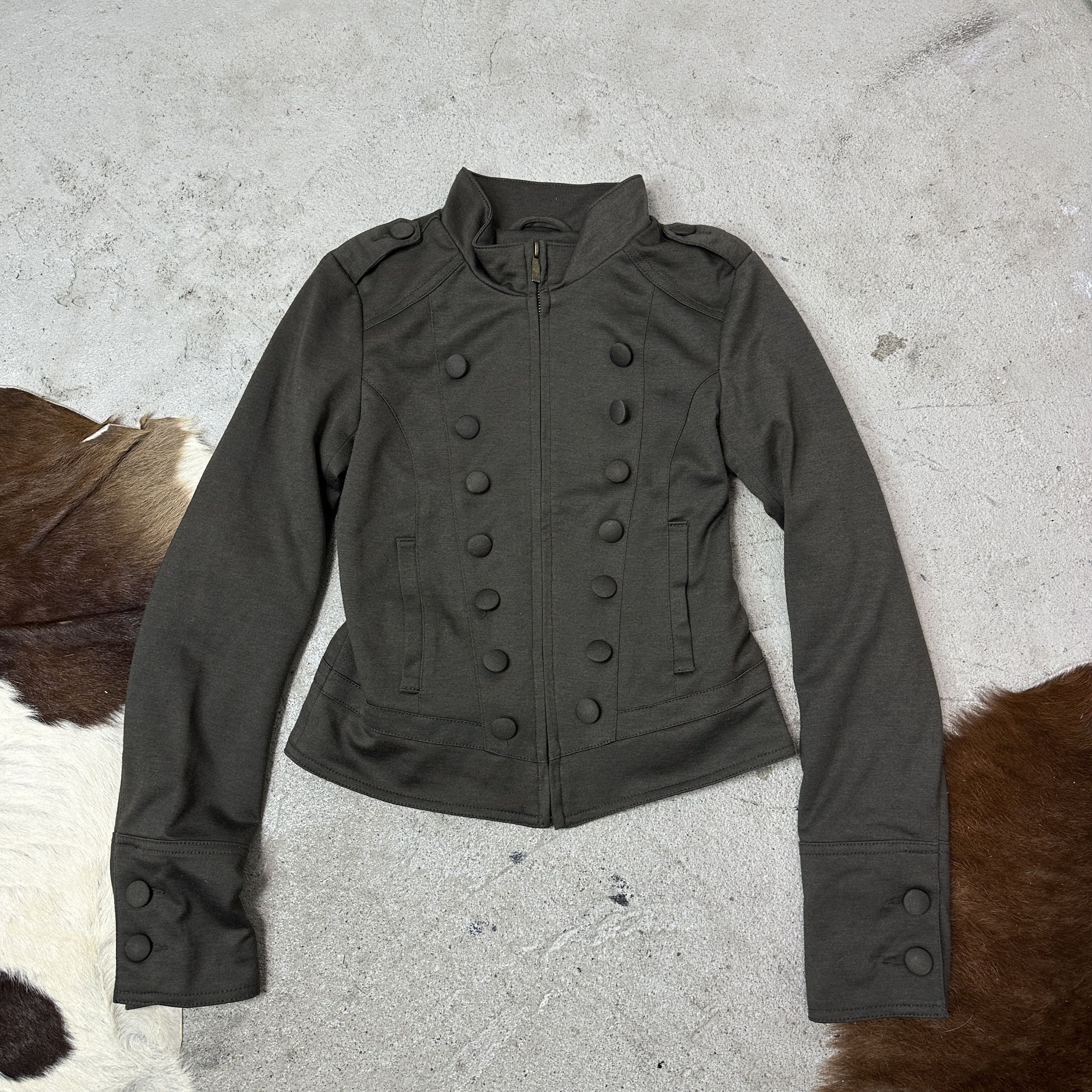 Vintage Vintage Utility Military Style Napoleon Blazer 00s Size S / US 4 / IT 40 - 4 Thumbnail