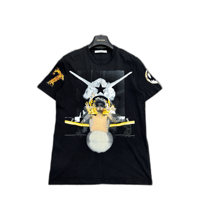 Givenchy Givenchy flame boy short sleeve tee Size US M / EU 48-50 / 2 - 1 Thumbnail