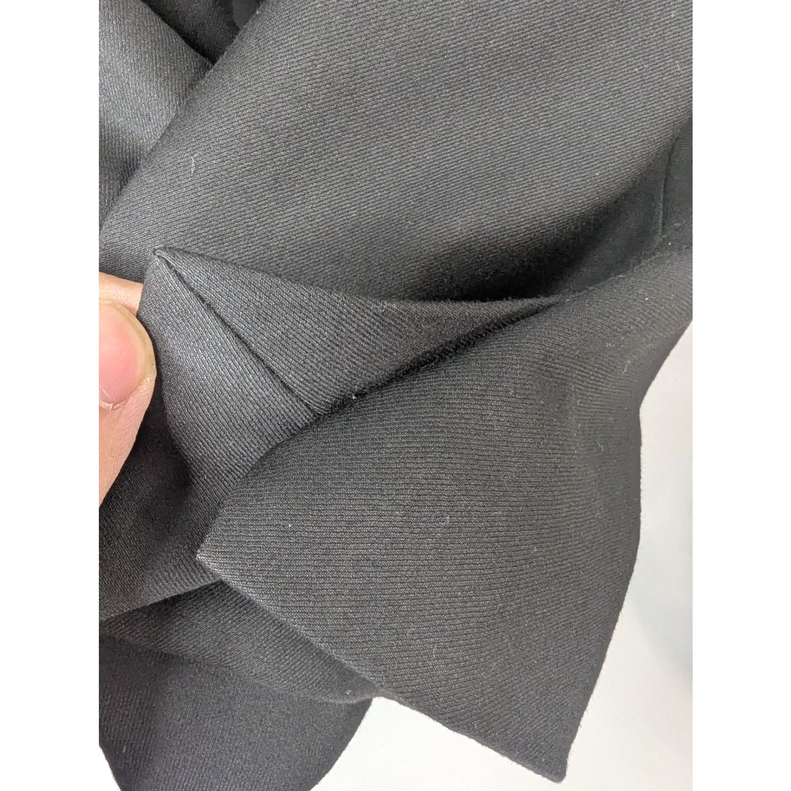 Vintage Caravelli Blazer Men’s Size 38 Regular Notch Lapel Black Oxford 2-Button Single-Breasted Business Casual Formal Wedding Jacket Size 38R - 3 Thumbnail