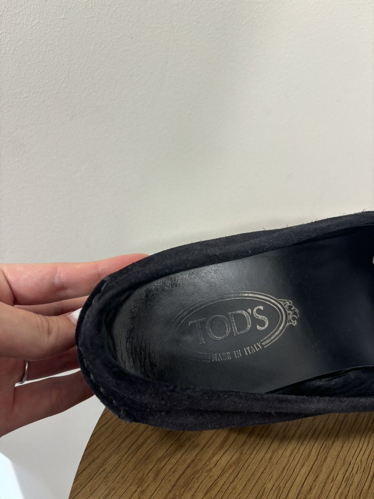 Tod's Tod’s Men’s Deep Black Luxury Suede Penny Loafers Shoes Size US 9 / EU 42 - 13 Thumbnail