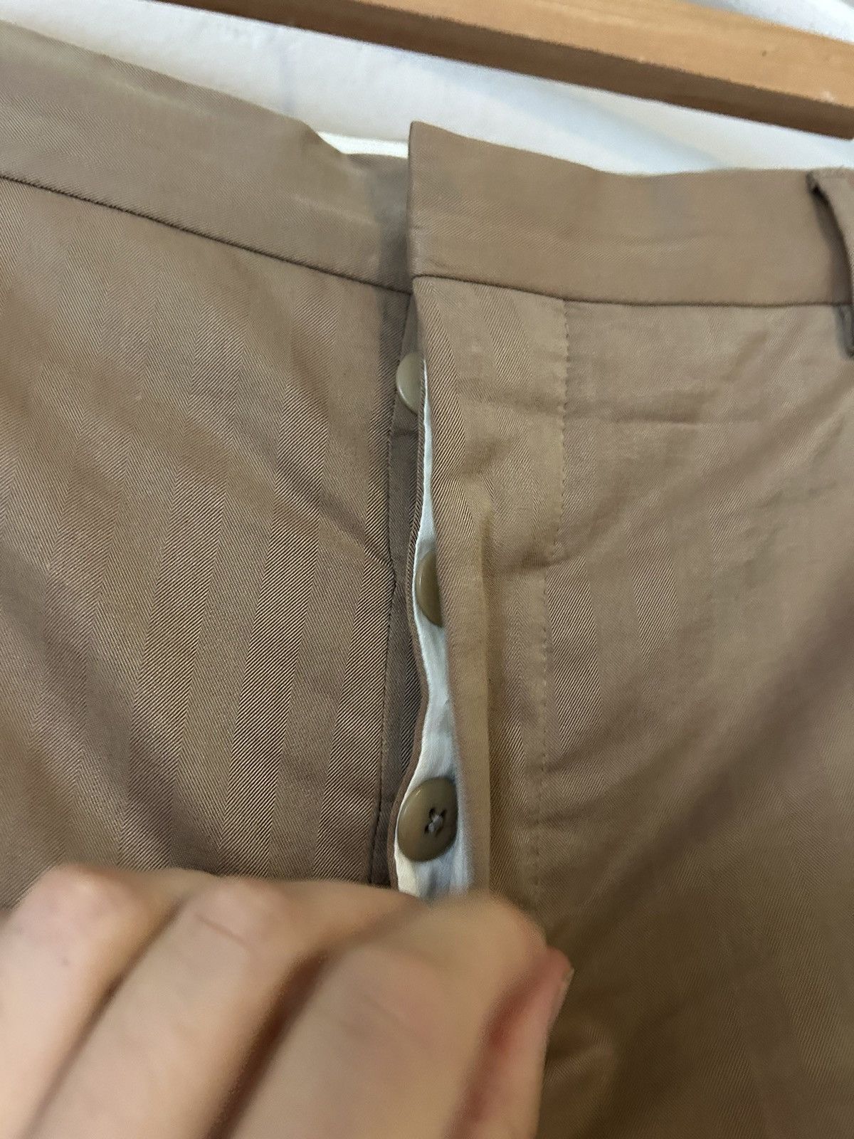 Prada Prada Khaki Cotton Trousers - Size 54 Size US 38 / EU 54 - 9 Thumbnail