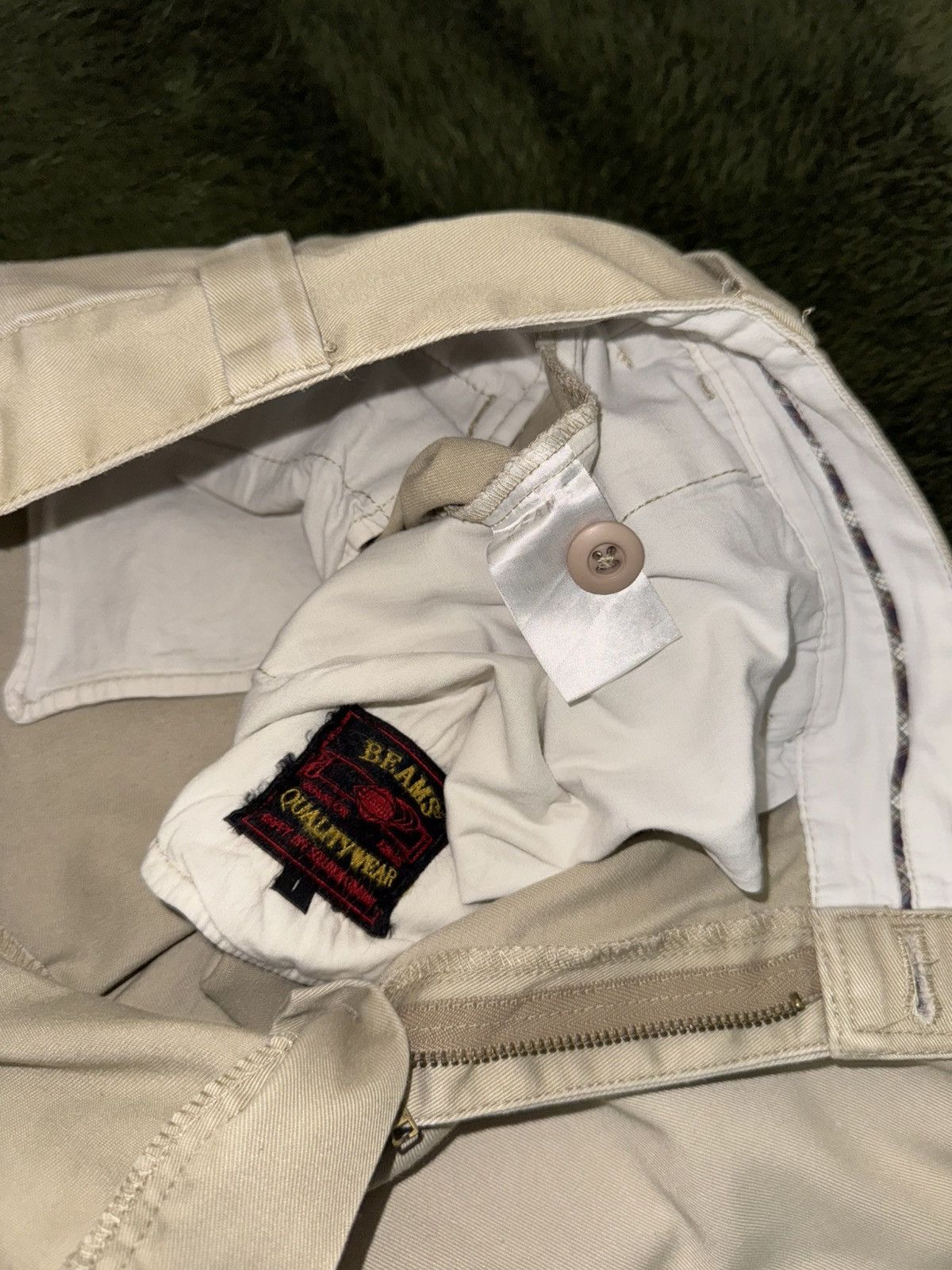 Beams Japan [L] Beams Heart Japan Vintage Washed Chino Pants Beige Size US 32 / EU 48 - 5 Thumbnail