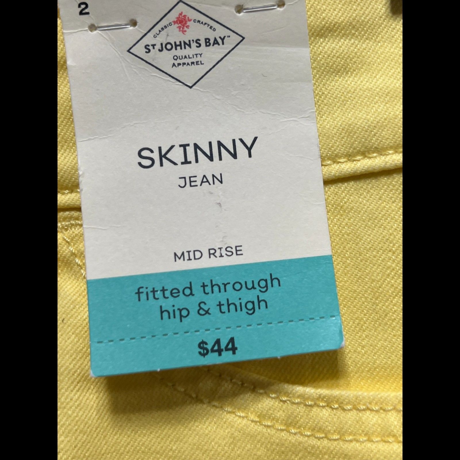 Other St.John's Bay - Women's Mid-Rise Skinny Jeans - Fitted Throu Size 26" / US 2 / IT 38 - 10 Thumbnail