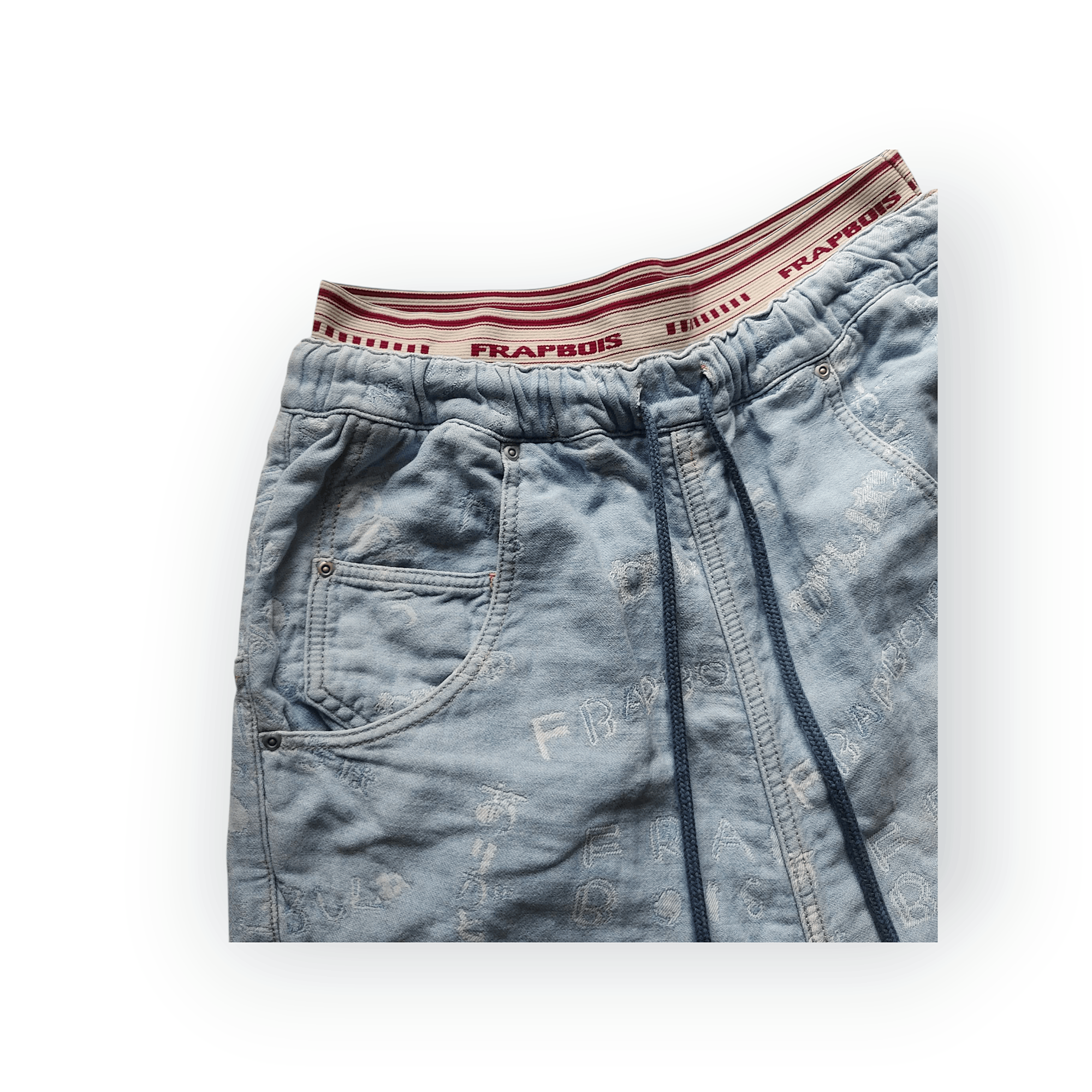 Frapbois × Issey Miyake Frapbois Jacquard Drop Crotch Saruel Pants Size US 30 / EU 46 - 4 Thumbnail