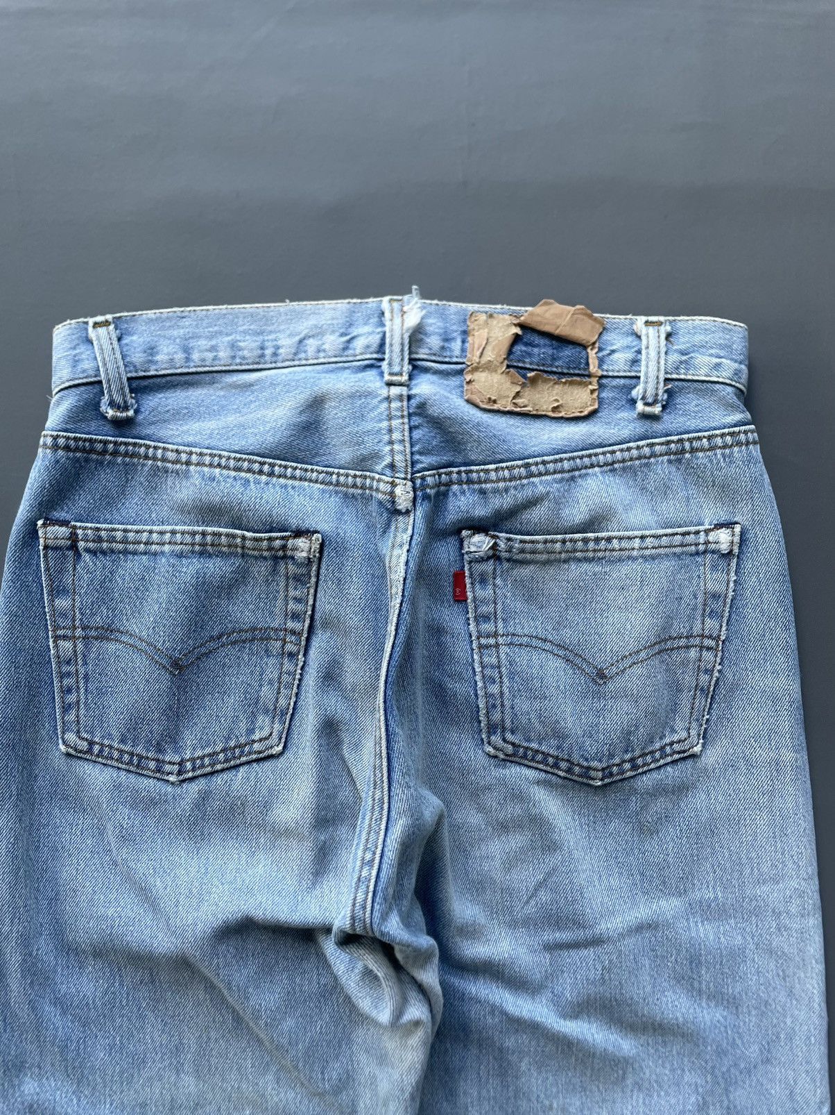 Levi's Vtg 80s Levis 501 532 Blue Jeans Size US 30 / EU 46 - 4 Thumbnail