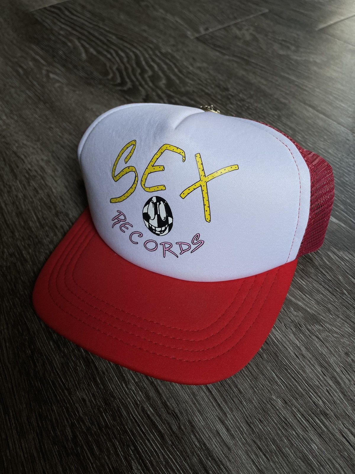 Chrome hearts s*x records trucker cap