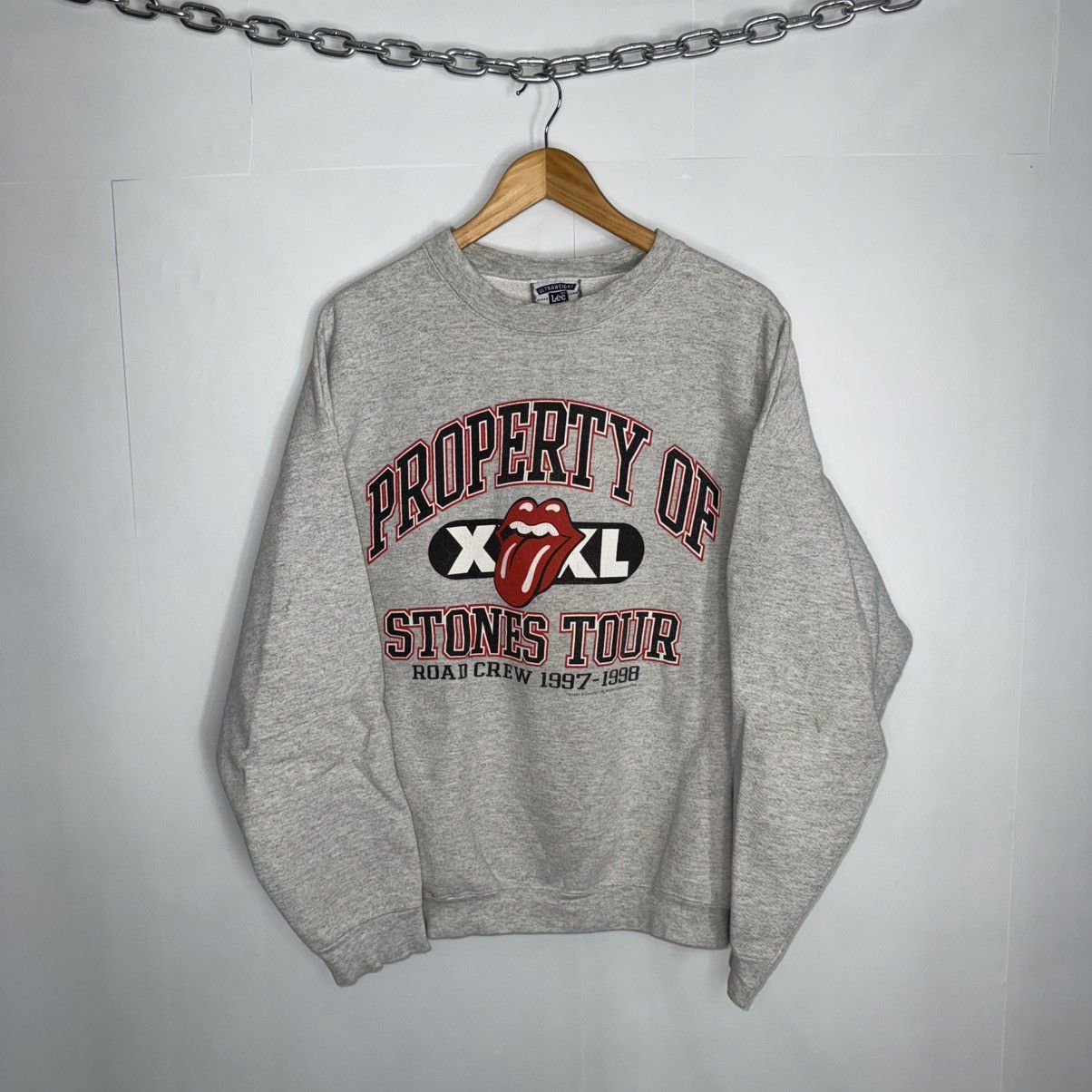 Band Tees Vintage 1997 - 1998 The Rolling Stones Tour Crewneck Size US XL / EU 56 / 4 - 1 Thumbnail