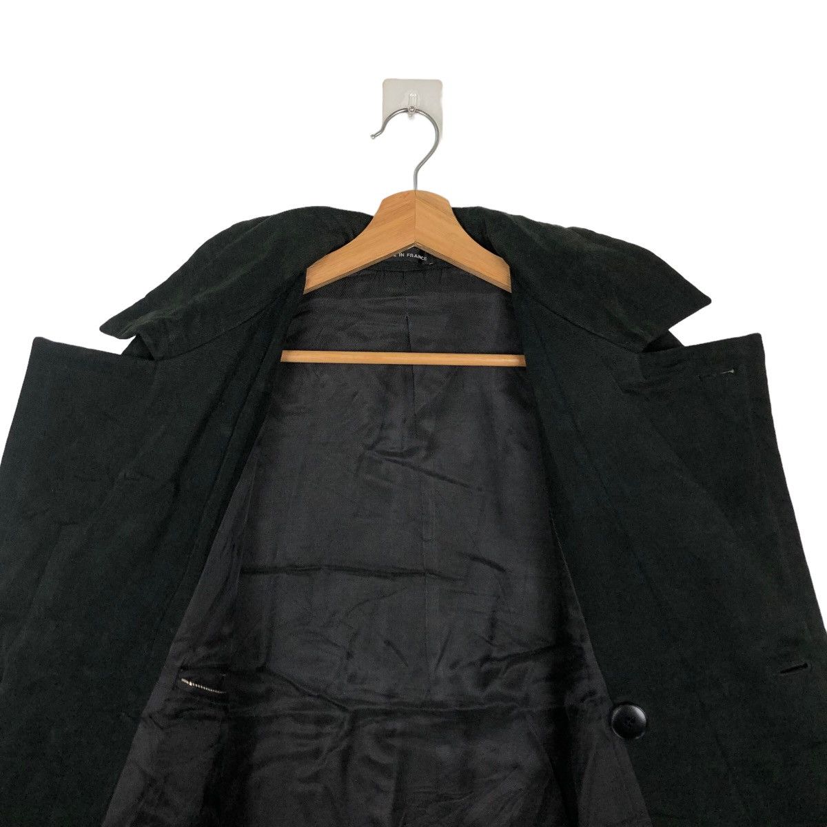 agnes b. 🔥RARE LONG FLY COAT JACKET AGNES.B MADE IN FRANCE Size US M / EU 48-50 / 2 - 10 Thumbnail