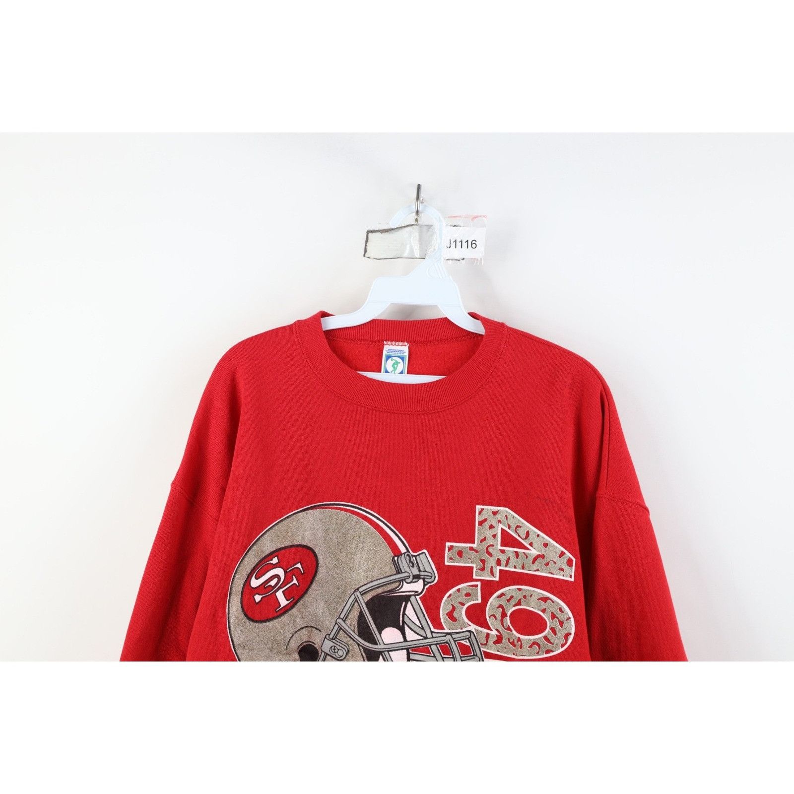 Vintage Vintage 90s San Francisco 49ers Football Sweatshirt Size US L / EU 52-54 / 3 - 2 Thumbnail