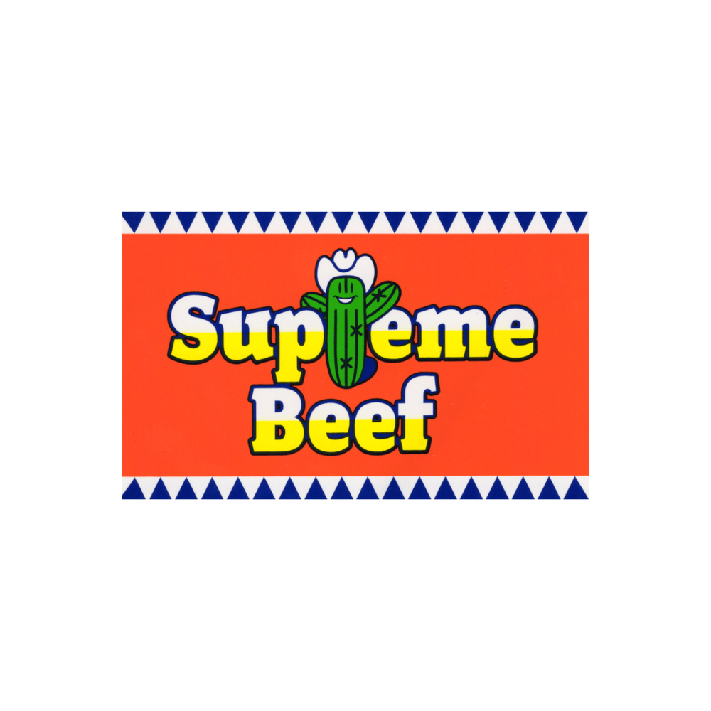 Supreme Supreme Beef Sticker Size ONE SIZE - 1 Preview
