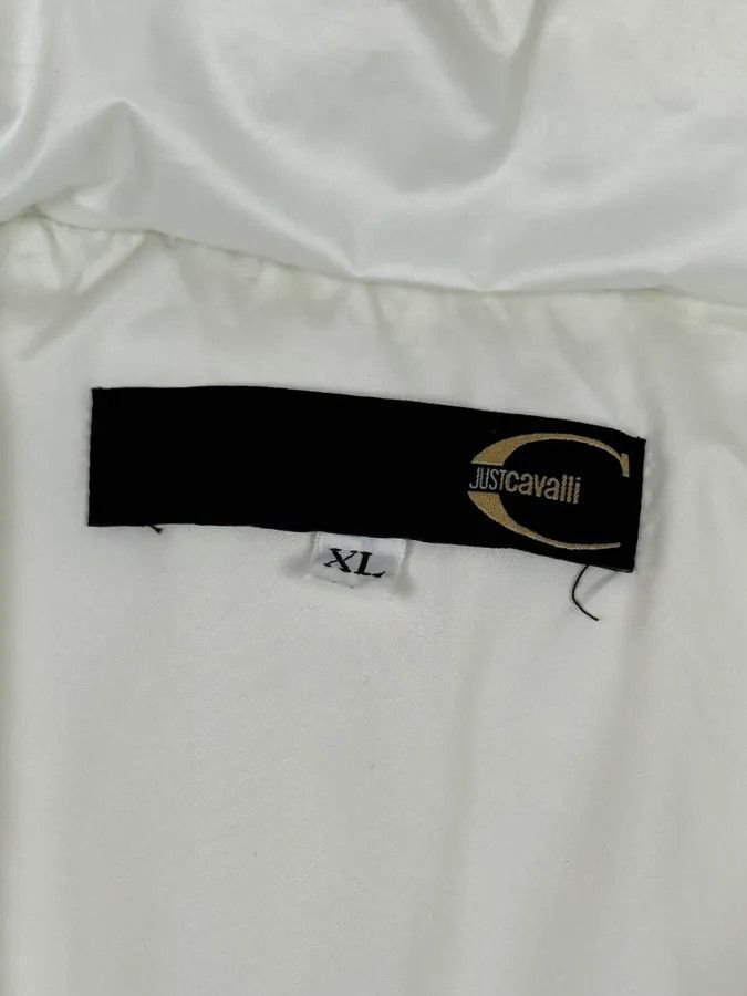 Just Cavalli 2000s Cavalli White Harness Bondage Puffer Jacket Size M / US 6-8 / IT 42-44 - 6 Thumbnail