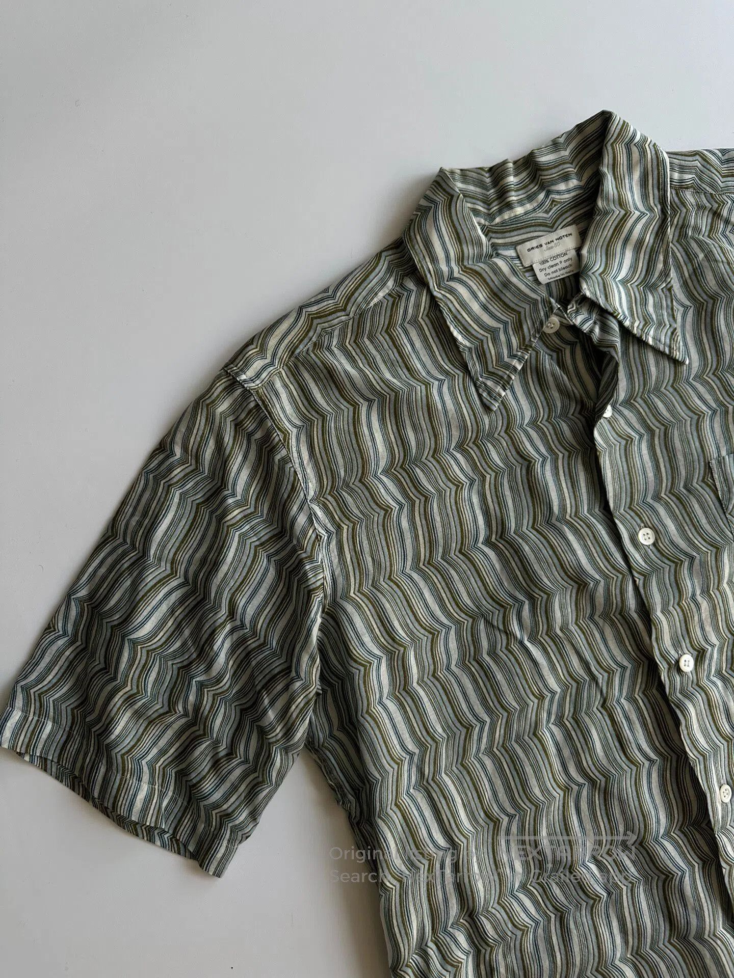 Dries Van Noten DRIES VAN NOTEN Leica short-sleeved shirt| Size US M / EU 48-50 / 2 - 1 Thumbnail