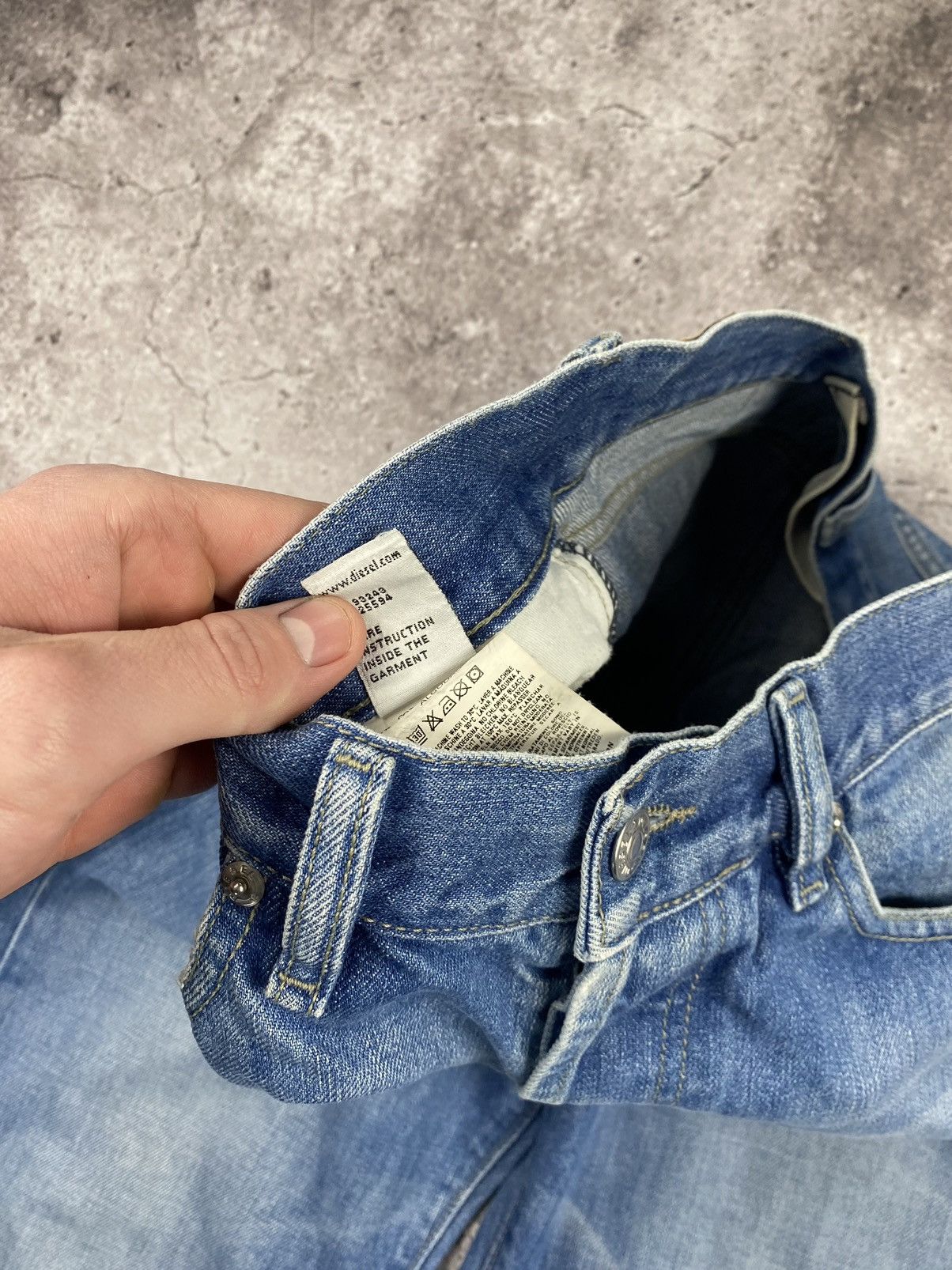 Diesel × Japanese Brand × Junya Watanabe Vintage Diesel Junya Watanabe Baggy distressed Japan jeans😊 Size US 38 / EU 54 - 8 Thumbnail