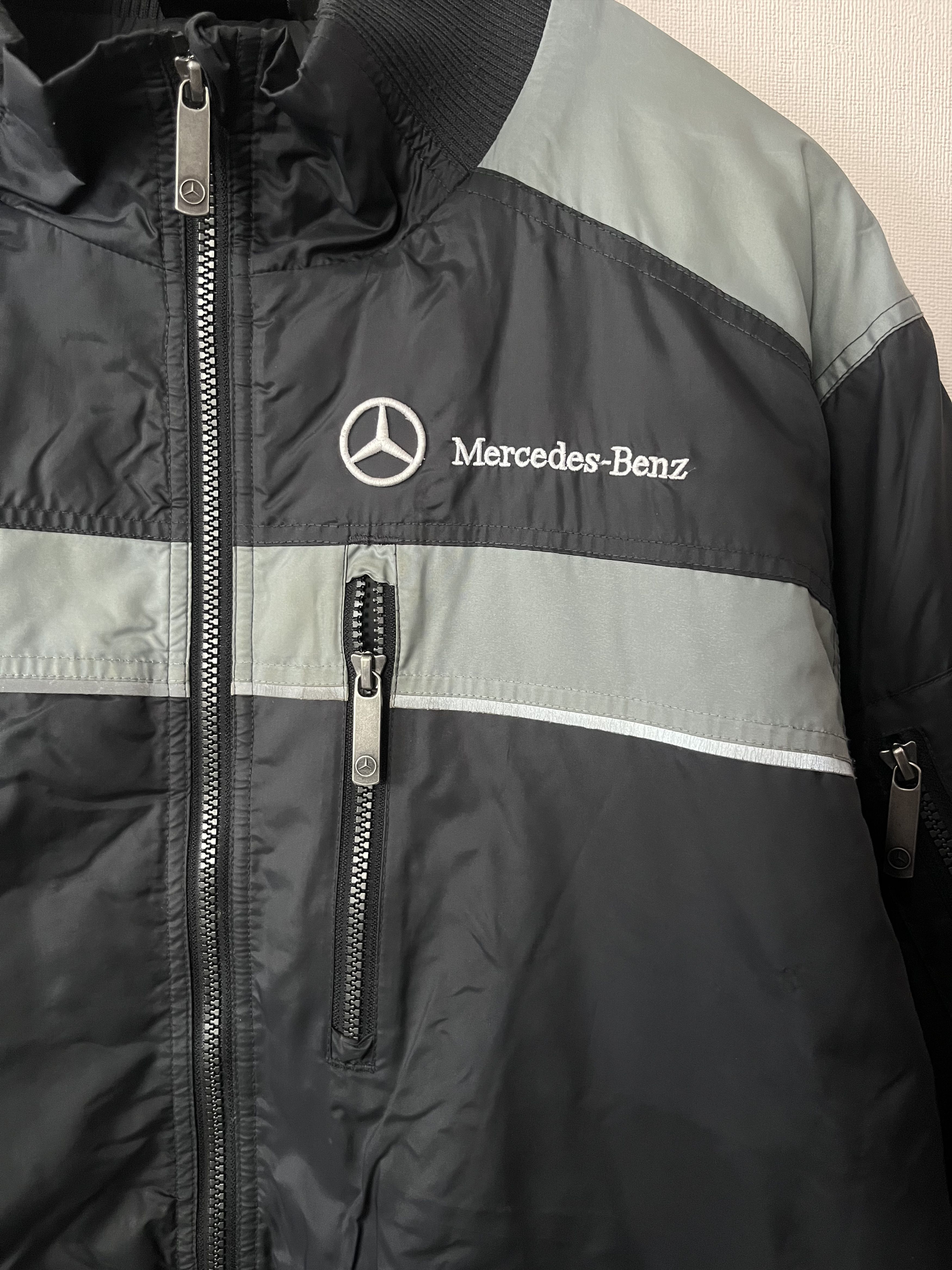 Mercedes-Benz Mercedes Benz Men's Nylon Jacket Bomber Script Logo Size US XL / EU 56 / 4 - 2 Thumbnail