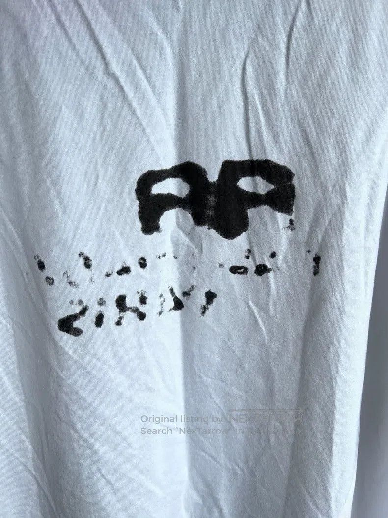 Balenciaga Balenciaga Lettering Printed Round Neck Short Sleeve T-Shi Size US M / EU 48-50 / 2 - 7 Thumbnail