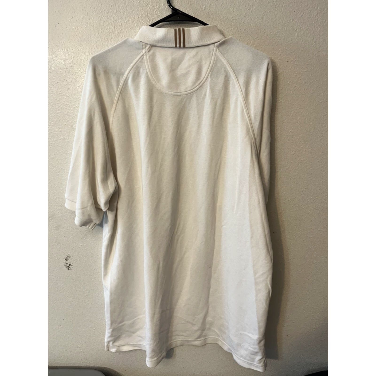 Adidas VINTAGE Adidas Golf Polo Shirt Men White ClimaLite Size L Size US L / EU 52-54 / 3 - 3 Thumbnail