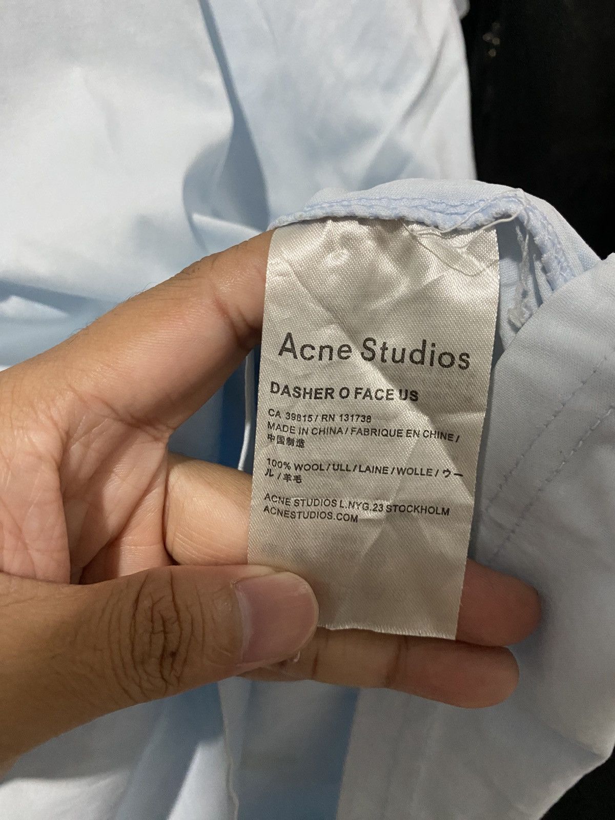 Acne Studios Acne studio face logo stain tee AA0014 Size US L / EU 52-54 / 3 - 7 Thumbnail
