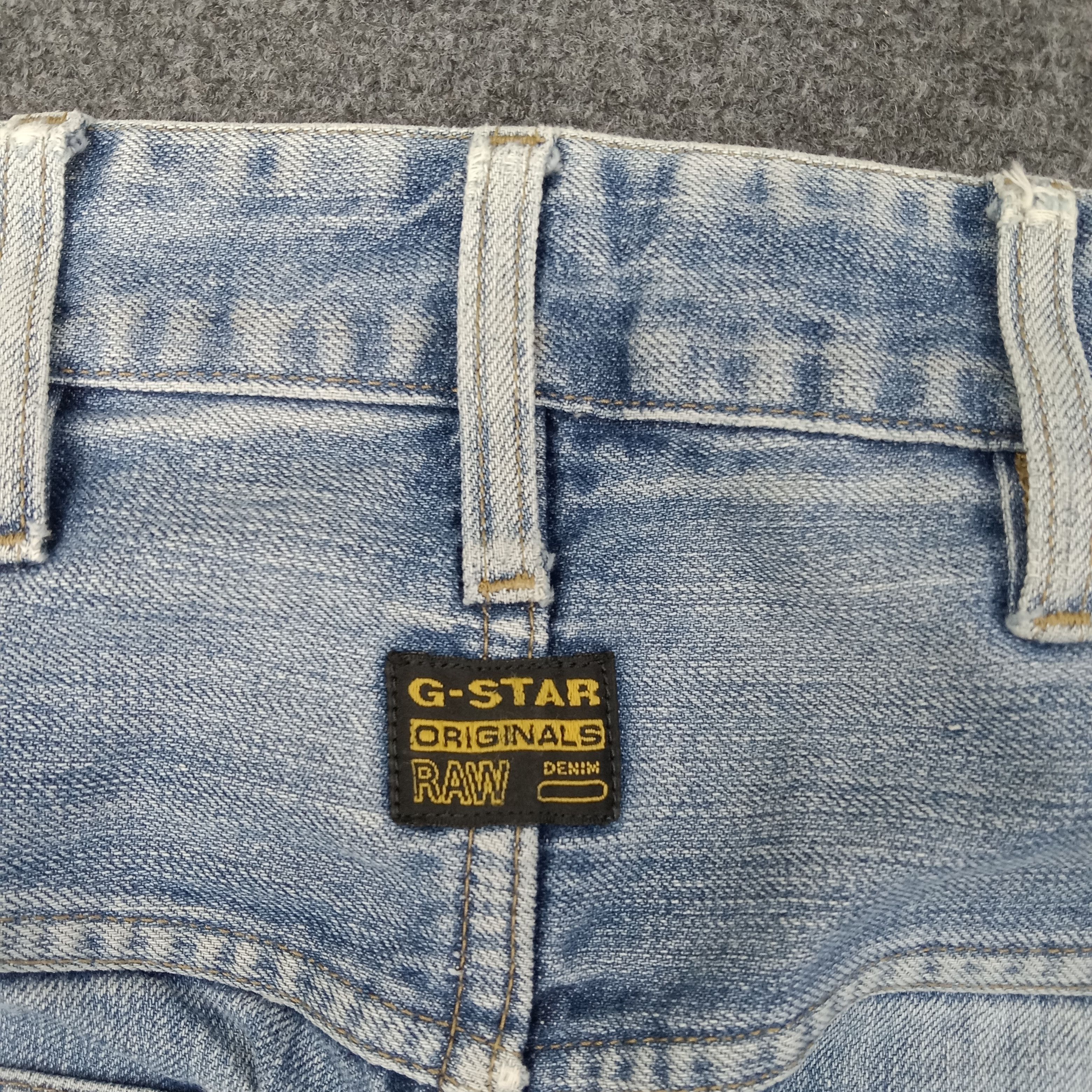 G-Star G-Star Raw Japanese Brand Bikers Style Denim Jeans C244N21 Size US 34 / EU 50 - 8 Thumbnail