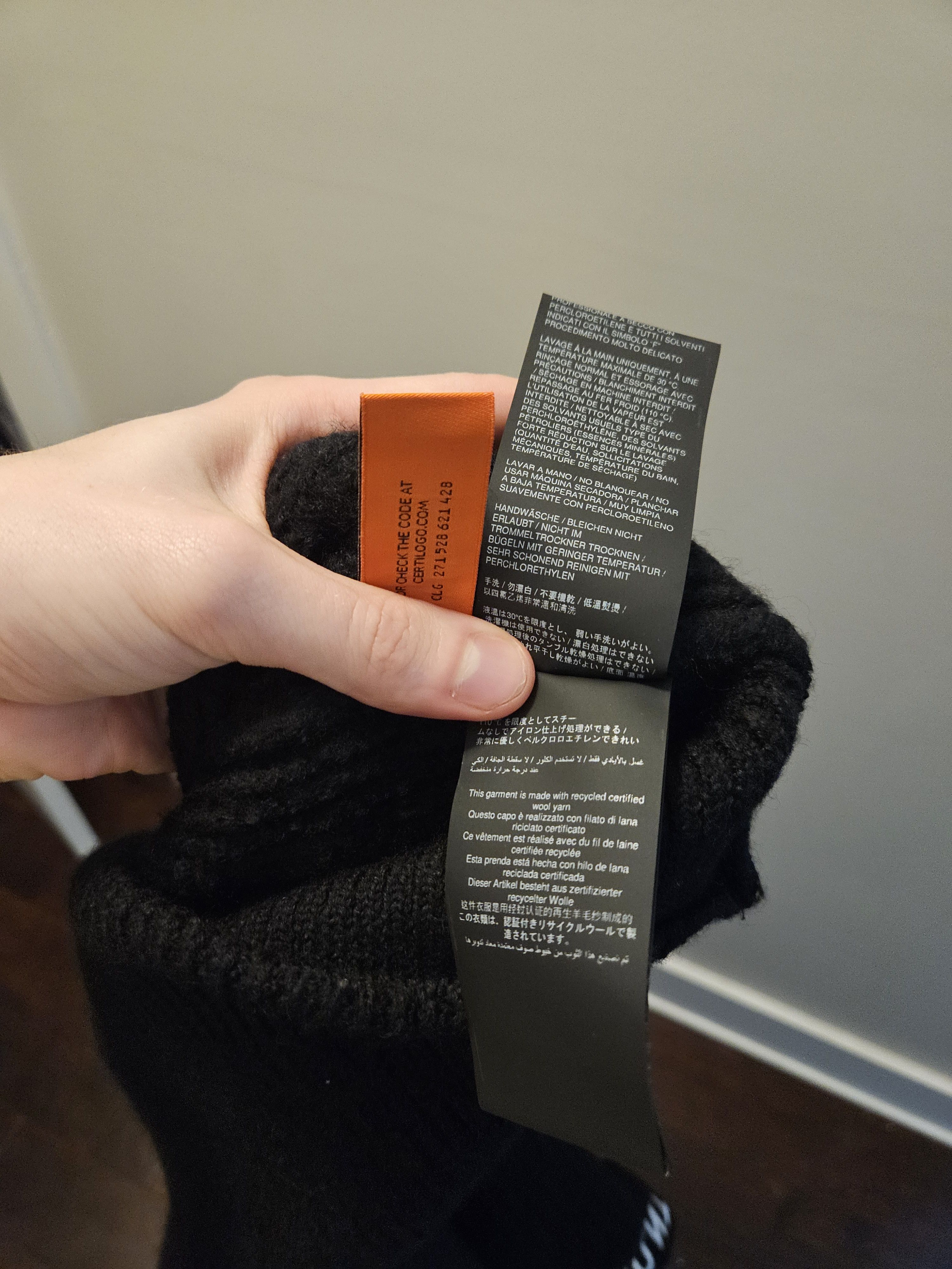 Heron Preston Heron Preston Black СТИЛЬ Thick Turtleneck Cotton Sweater Size US L / EU 52-54 / 3 - 7 Thumbnail