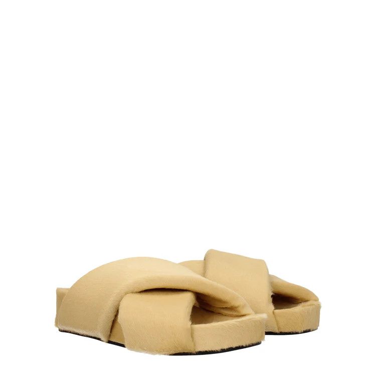 Jil Sander ob1o1e1124 Slippers in Beige Size US 6 / IT 36 - 2 Thumbnail