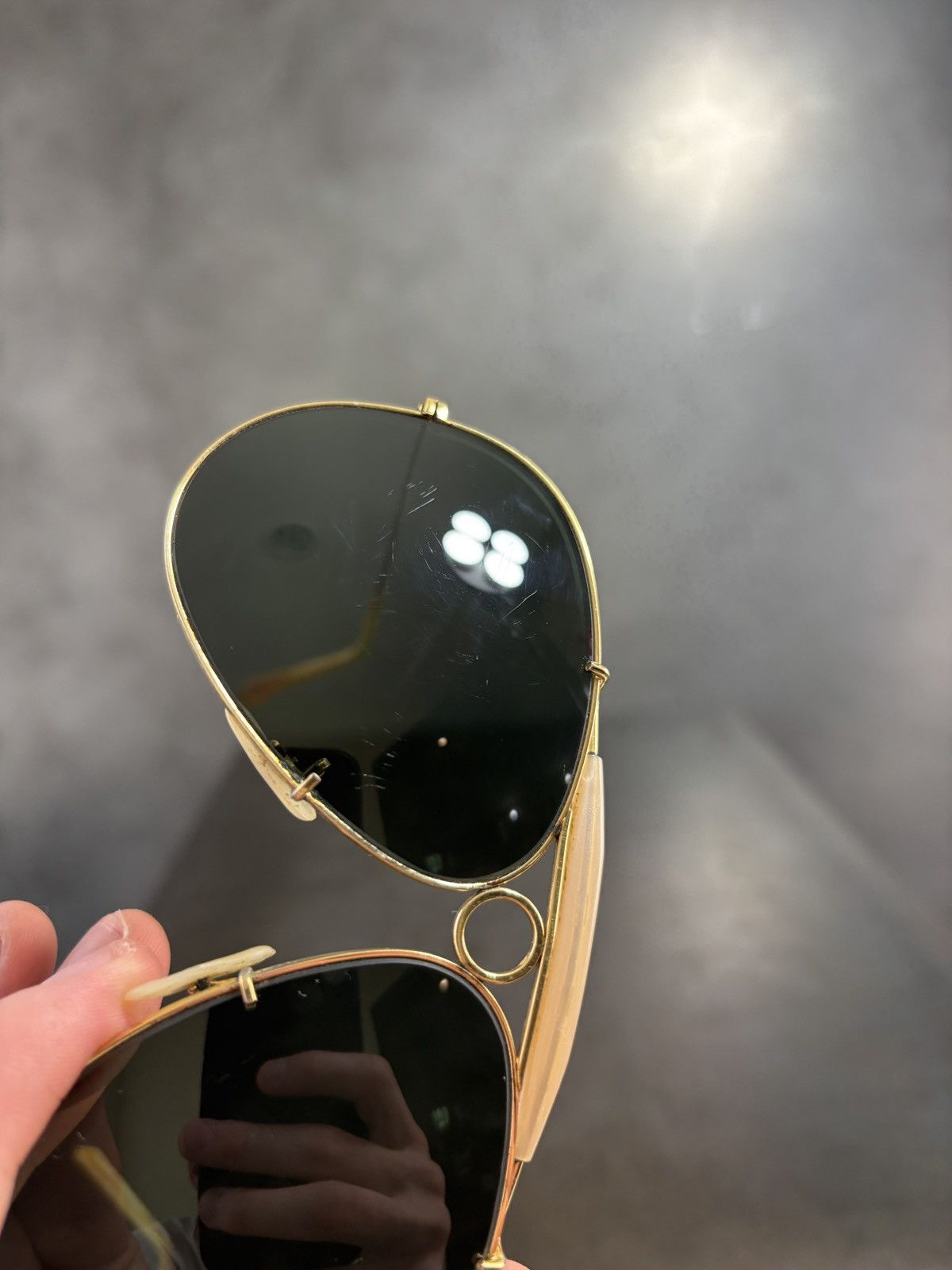 Other × Vintage True Vintage Aviator Sunglasses WW2 Shooter B&L RayBan Pilot Size ONE SIZE - 9 Thumbnail