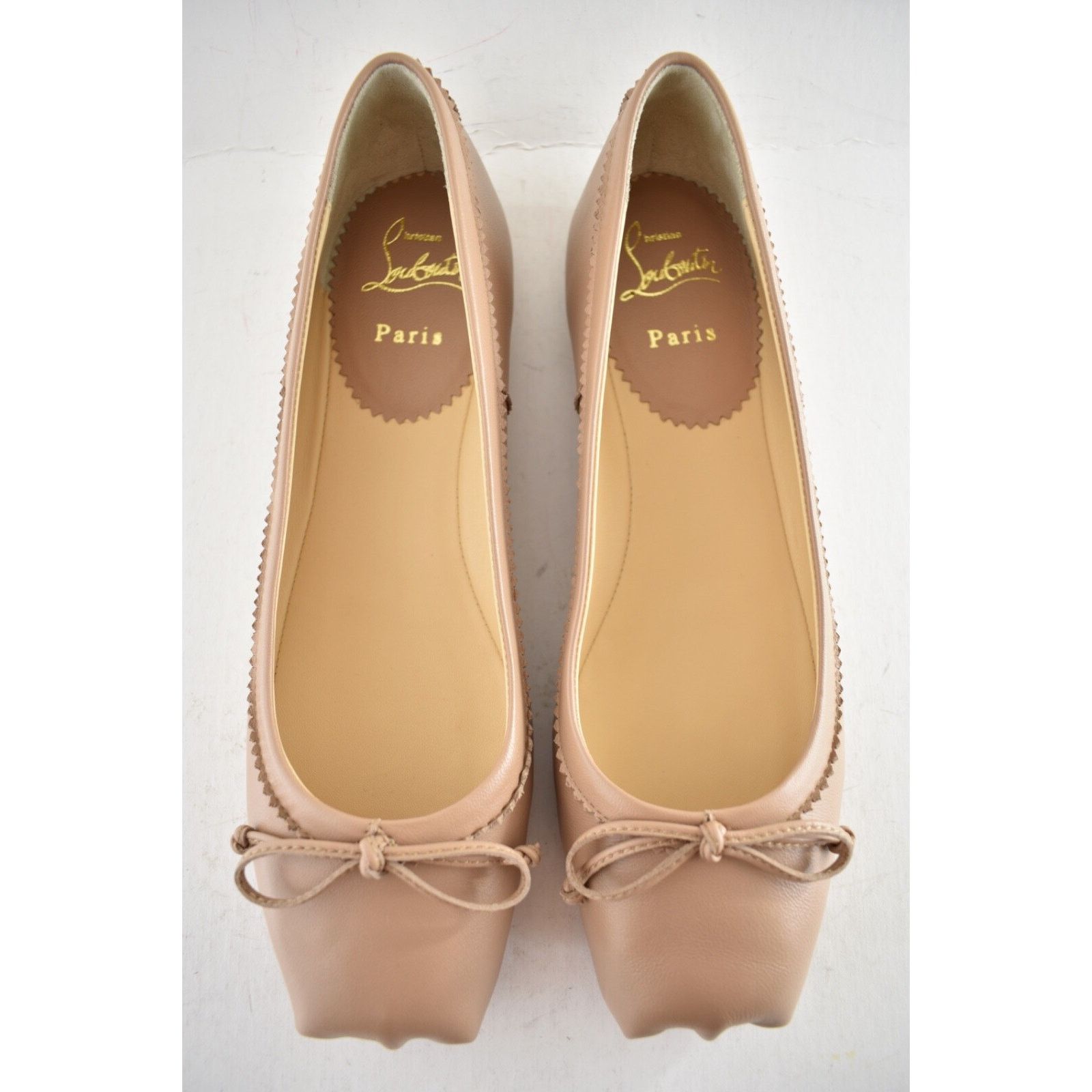 Christian Louboutin Christian Louboutin Mamadrague Flat Nude Blush Beige Size US 11 / IT 41 - 11 Thumbnail