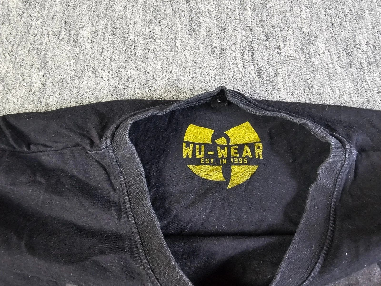 Wu-Tang Clan Wu Wear Wu Tang Clan Logo Tee Black Hip Hop Rap Men L As Is Size US L / EU 52-54 / 3 - 5 Thumbnail