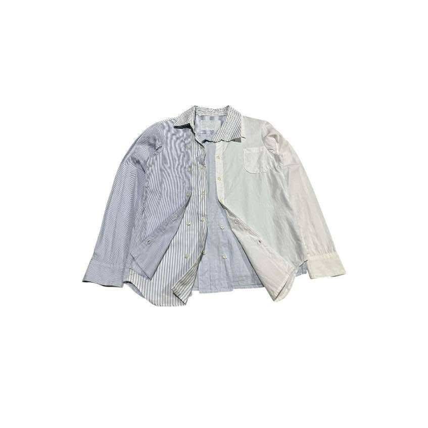 Japanese Brand 🔥Japanese Reconstruction Shirt Comme Des Garcons Style Size US M / EU 48-50 / 2 - 3 Thumbnail