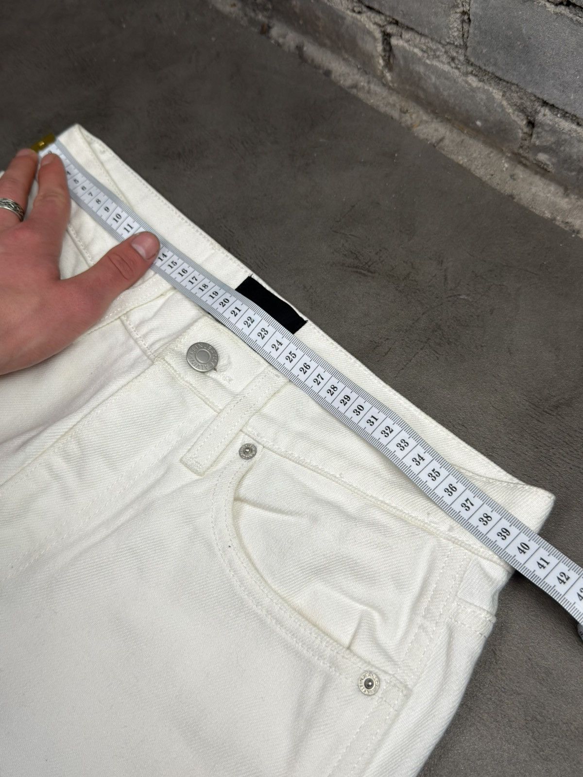 Raf Simons Calvin Klein x Andy Warhol x Raf Simons white pink jeans Size US 30 / EU 46 - 9 Thumbnail
