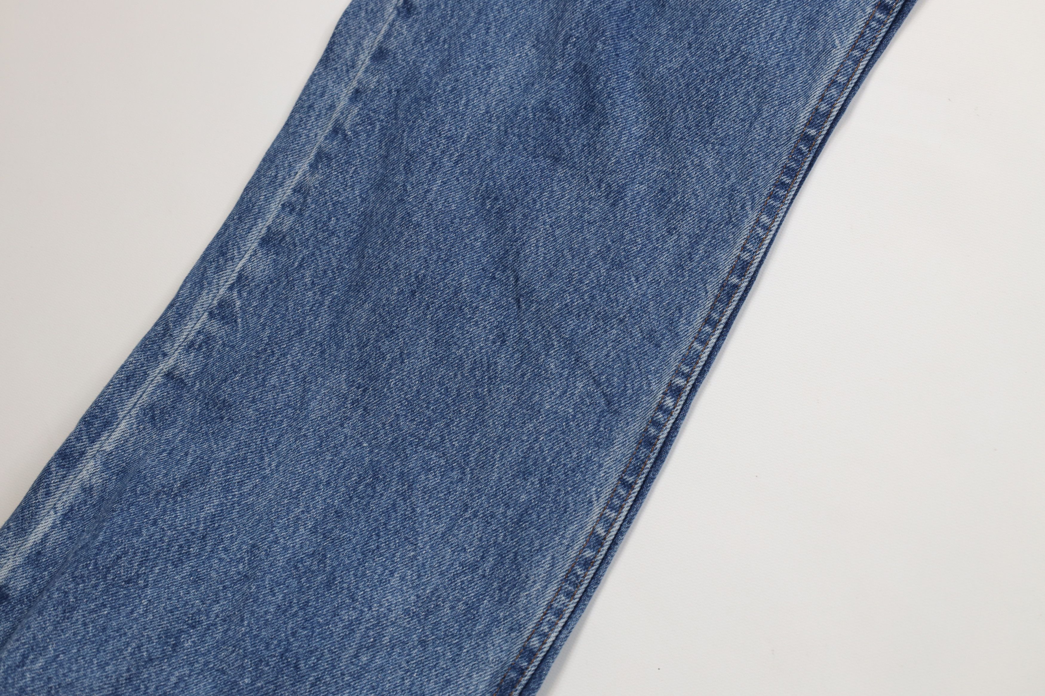 Harley Davidson × Vintage Vintage 90s Harley Davidson Baggy Wide Leg Denim Jeans Blue Size US 38 / EU 54 - 5 Thumbnail