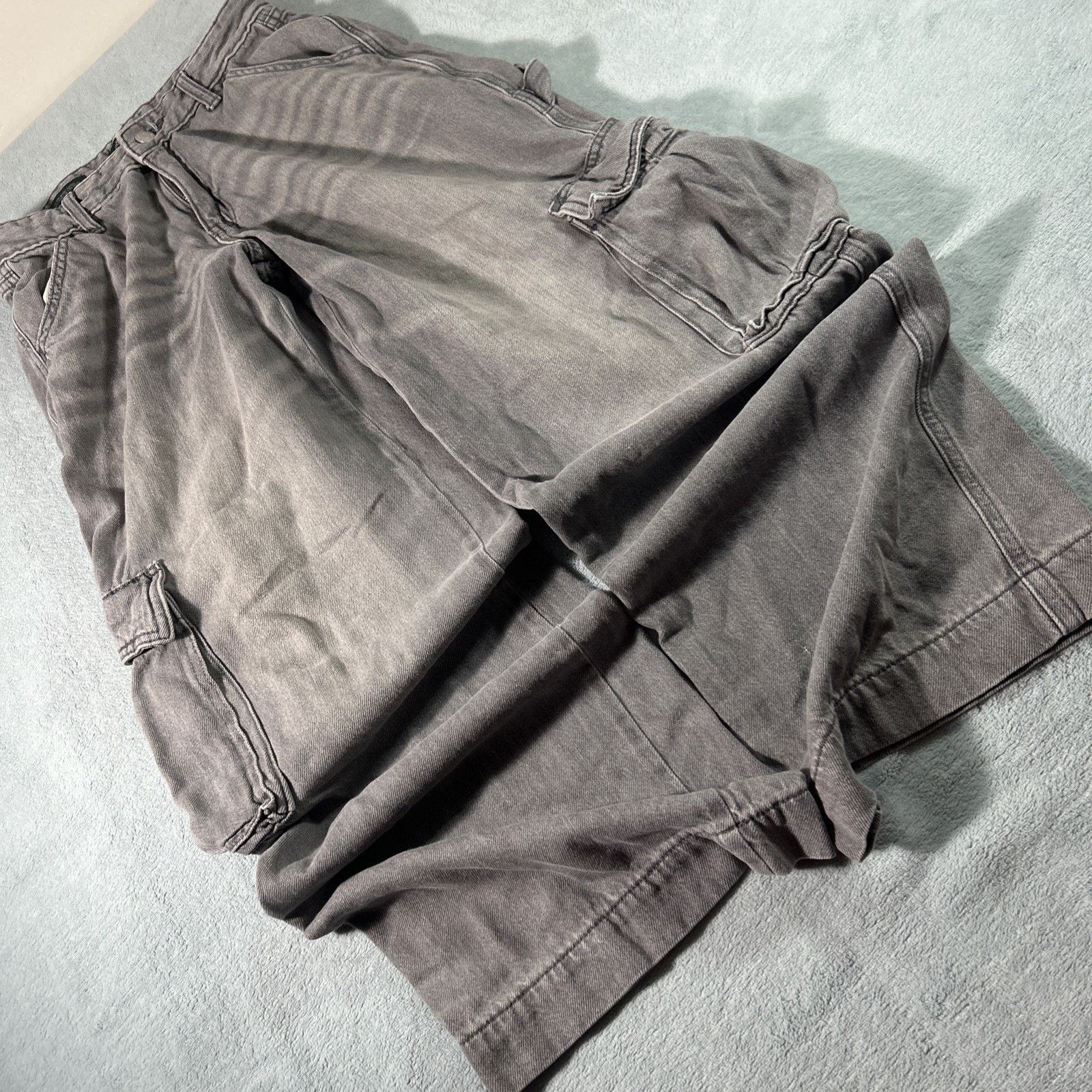 JNCO Beyond Baggy Cargo Jeans Womens 2 R 29x31 Wide Leg Hamilton Size 26" / US 2 / IT 38 - 6 Thumbnail